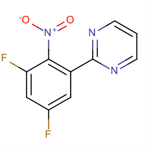 2-(3,5-二氟-2-硝基-苯基)-嘧啶结构式_797047-24-6结构式