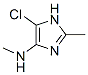 5-氯-n,2-二甲基-1H-咪唑-4-胺结构式_799814-51-0结构式