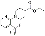 1-(3-(三氟甲基)吡啶-2-基)哌啶-4-羧酸乙酯结构式_801306-50-3结构式