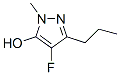 4-氟-1-甲基-3-丙基-1H-吡唑-5-醇结构式_80171-21-7结构式