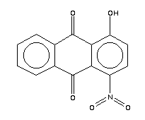 1-羟基-4-硝基蒽醌结构式_81-65-2结构式