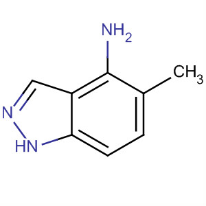 5-甲基-1(2)H-吲唑-4-胺结构式_81115-60-8结构式