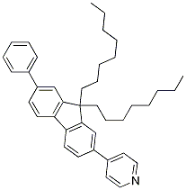 4-(9,9-二辛基-7-苯基-9h-芴-2-基)吡啶结构式_811460-27-2结构式