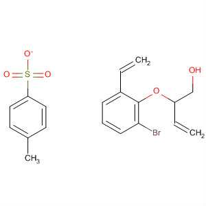2-(2-溴-6-乙烯基苯氧基)丁3-enyl 4-甲基苯磺酸盐结构式_811867-61-5结构式