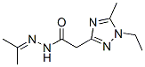 (9ci)-1-乙基-5-甲基-1H-1,2,4-噻唑-3-乙酸,(1-甲基亚乙基)肼结构式_817568-73-3结构式