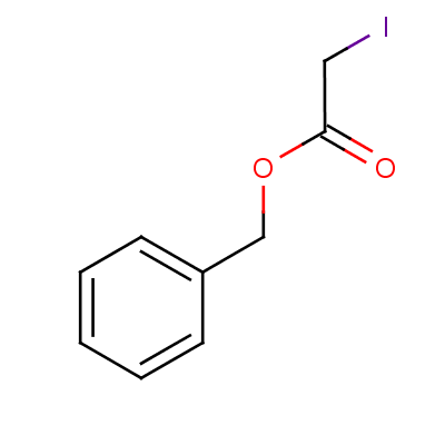 2-碘乙酸苄酯结构式_81867-37-0结构式