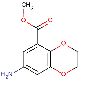 7-氨基-2,3-二氢-1,4-苯并二噁英-5-羧酸甲酯结构式_819800-89-0结构式