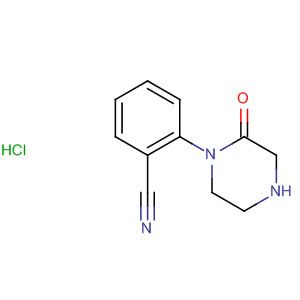 2-(2-氧代-1-哌嗪)苯甲腈盐酸盐结构式_819813-98-4结构式