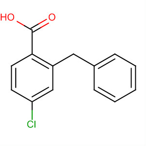 2-苄基-4-氯苯甲酸结构式_81992-90-7结构式