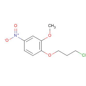 1-(2-甲氧基-4-硝基苯氧基)-3-氯丙烷结构式_82040-90-2结构式