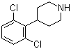 4-(2,6-二氯苯基)哌啶结构式_82211-90-3结构式