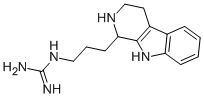 N-[3-(2,3,4,9-四氢-1H-b-咔啉-1-基)-丙基]-胍结构式_82264-57-1结构式