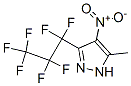 3-七氟丙基-5-甲基-4-硝基吡唑结构式_82633-69-0结构式