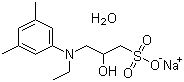 N-乙基-N-(2-羟基-3-磺丙基)-3,5-二甲基苯胺钠盐一水合物结构式_82692-97-5结构式