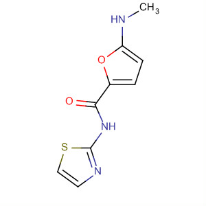 5-(甲基氨基)-N-2-噻唑-2-呋喃羧酰胺结构式_826991-22-4结构式