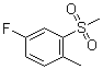 4-氟-1-甲基-2-(甲基磺酰基)苯结构式_828270-66-2结构式