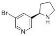 (2R)-5-溴-3-(2-吡咯烷)吡啶结构式_83023-56-7结构式