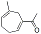 (9ci)-1-(6-甲基-1,5-环庚二烯-1-基)-乙酮结构式_83167-86-6结构式