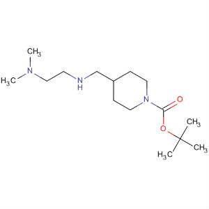 4-[(2-二甲基氨基-乙基氨基)-甲基]-哌啶-1-羧酸叔丁酯结构式_832716-10-6结构式