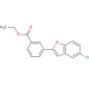 3-(5-氯苯并呋喃-2-基)苯甲酸乙酯结构式_835595-15-8结构式
