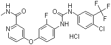 盐酸瑞格非尼结构式_835621-07-3结构式