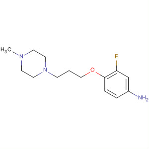 3-氟-4-(3-(4-甲基哌嗪)丙氧基)苯胺结构式_835633-60-8结构式