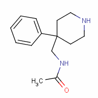 n-[(4-苯基-4-哌啶基)甲基]-乙酰胺结构式_83763-23-9结构式