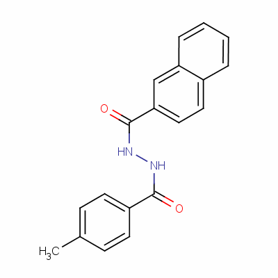 2-(2-萘甲酰基)-1-对甲苯基肼结构式_83803-95-6结构式
