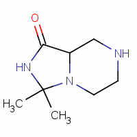 六氢-3,3-二甲基咪唑并[1,5-a]吡嗪-1(5h)-酮结构式_83898-63-9结构式