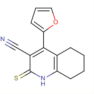 4-(2-呋喃)-1,2,5,6,7,8-六氢-2-硫氧代-3-喹啉甲腈结构式_83989-90-6结构式