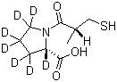 卡托普利-D7结构式_83993-06-0结构式