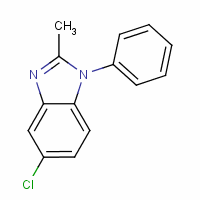 5-氯-2-甲基-1-苯基-1H-苯并咪唑结构式_84100-59-4结构式