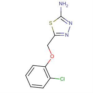 5-[(2-氯苯氧基)甲基]-1,3,4-噻二唑-2-胺结构式_84138-74-9结构式