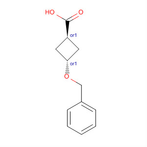 反式-3-苄氧基环丁烷羧酸结构式_84182-48-9结构式