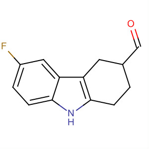 6-氟-2,3,4,9-四氢-1H-咔唑-3-甲醛结构式_843653-04-3结构式