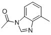 (9ci)-1-乙酰基-4-甲基-1H-苯并咪唑结构式_84445-81-8结构式