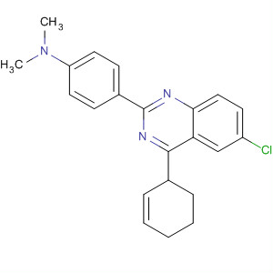 4-(6-氯-1,2,3,4-四氢-4-苯基-2-喹唑啉)-N,N-二甲基苯胺结构式_84570-95-6结构式