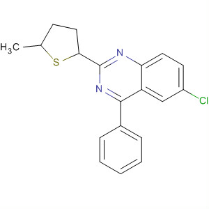 6-氯-1,2,3,4-四氢-2-(5-甲基-2-噻吩)-4-苯基喹唑啉结构式_84571-02-8结构式