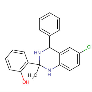 2-(6-氯-1,2,3,4-四氢-2-甲基-4-苯基-2-喹唑啉)苯酚结构式_84571-56-2结构式