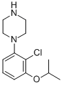 1-[2-氯-3-(1-甲基乙氧基)苯基]哌嗪结构式_846031-63-8结构式