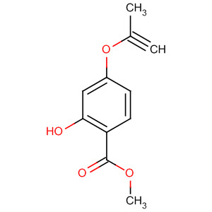 2-羟基-4-(2-丙炔氧基)苯甲酸甲酯结构式_84666-41-1结构式