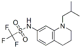 1,1,1-三氟-N-[1,2,3,4-四氢-1-(2-甲基丙基)-7-喹啉基]甲磺酰胺结构式_848080-35-3结构式