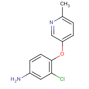 3-氯-4-[(6-甲基吡啶-3-基)氧基]苯胺结构式_848482-82-6结构式