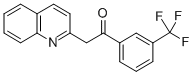 2-喹啉-2-基-1-[3-(三氟甲基)苯基]-乙酮结构式_849021-38-1结构式