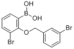 3-溴-2-(3-溴苄氧基)苯硼酸结构式_849062-27-7结构式