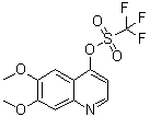 6,7-二甲氧基喹啉-4-基 三氟甲烷磺酸盐结构式_849217-54-5结构式