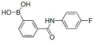 3-(4-氟苯基)氨基羰基苯硼酸结构式_850567-35-0结构式
