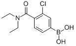 3-氯-4-(N,N-二乙基氨基甲酰)苯硼酸结构式_850589-48-9结构式