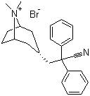 3-(2-氰基-2,2-二苯基乙基)-8,8-二甲基-8-氮杂双环[3.2.1]辛烷溴结构式_850607-58-8结构式