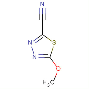 5-甲氧基-1,3,4-噻二唑-2-甲腈结构式_85072-97-5结构式